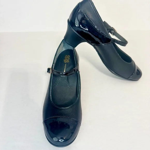 SAS Women's Isabel Mary Jane Heal and Cap Toe/Pumps/Patent Leather/Size 7M - Picture 2 of 8